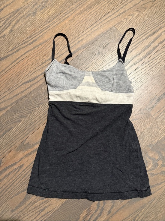 lululemon athletica Tops - lululemon athletica Grey, Black & Cream Triple-Panel Camisole